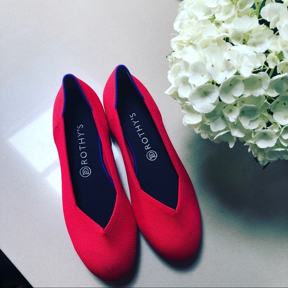 rothys cherry red